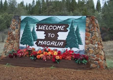 Magalia, CA Welcome Sign